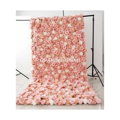 China Modern Luxury Wedding Favors Party Centerpiece Decoration For Wedding Event Flower Wall Decorating Flowers Artificial Flower for sale