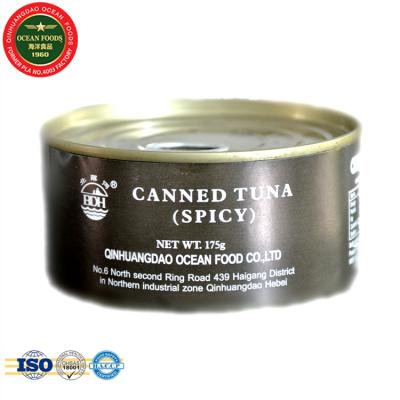 China Canned Fish Canned Spicy Tuna Canned for sale