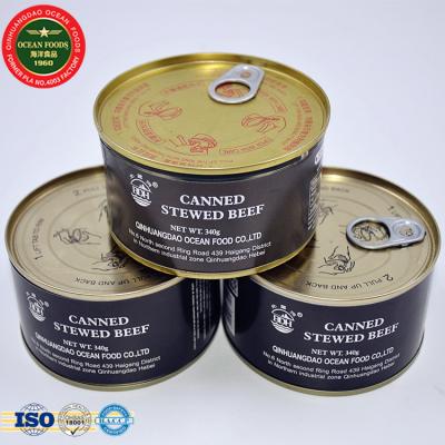 China Long Shelf Life Canned Canned Meat Cooked Beef for sale