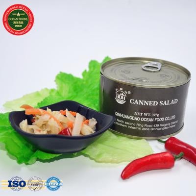 China Artificial Color HACCP Canned Food Canned Green Salad Canned Vegetable for sale