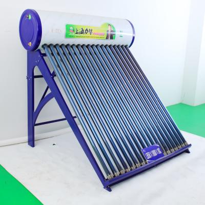 China Stainless steel three-target tube 150L integrated solar water heater for sale