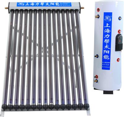 China Aluminum alloy 100 liters vacuum tube pressure heat pipe solar water heater prices, solar heating system for sale