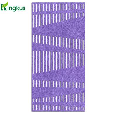 China Modern 100% Polyester Fiber Acoustic Panel Core Pet Acoustic Panel for sale