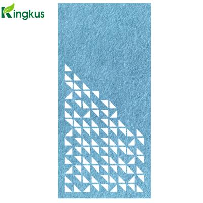 China Modern Recycle Soundproof Die Cut Polyester Fiber Acoustic Panel Pet Acoustic Panels for sale