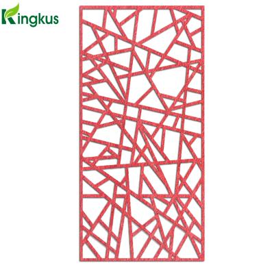 China Low VOC 100% Polyester Acoustic Panel Modern Carved Decorative Pet Panel for sale