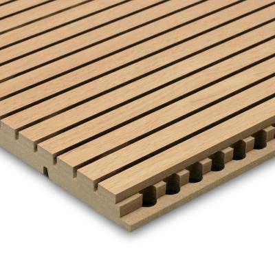 China ENVIRONMENTAL FOOTPRINT Cheap Price MDF Perforated Wood Panel Carved Amphitheater Fire Rated Panel for sale