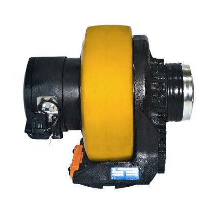 China Industry 750 W 220 mm PMAC Synchronize Servo Motor Drives Wheel High Torque Horizontal Wheel For Forklift for sale