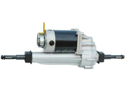 China Plutools 24V 5000Rpm Drip Proof 40:1 Brushed DC Motor Trasaxle Motor 800w All Terrain Golf Cart Transaxle for sale