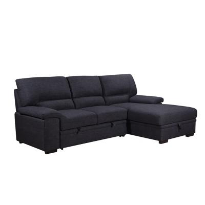 China Foldable modern sofa L shape corner recliner sectional fabric sofa modern sofa bed living room set for sale