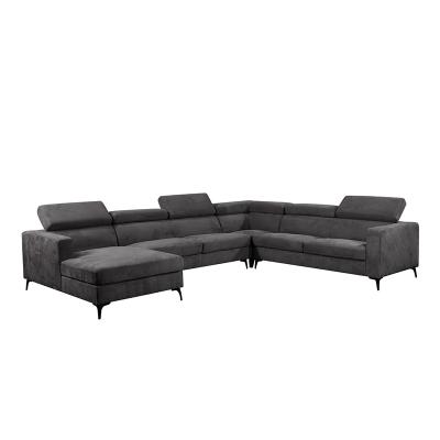 China Stationary Slipcovered Sofas For Living Room Modern U Shape Sofa Set for sale