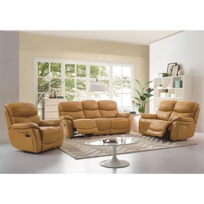 China Reclining Living Room Recliner Sofa Set Recliner 3+2+1 Leather Sofa for sale