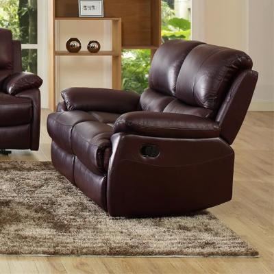 China Extended Leather Recliner Sofa Loveseat Leather Recliner Sofa 2 seater High Quality Electric Recliner for sale