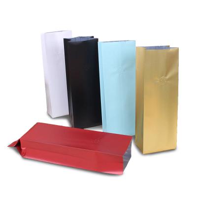 China Matte Aluminum Foil Coffee Bag Recyclable Custom Rectangle Size Food Ziplock Bag for sale