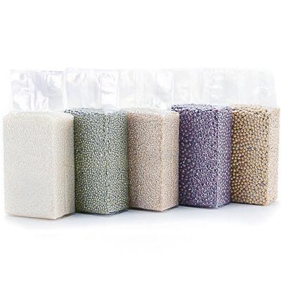 China Moisture Proof Grain Vacuum Bag Household Food Packaging Vacuum Rice Brick Sealed Bag for sale