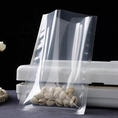 China BIODEGRADABLE us food grade vacuum storage bags transparent nylon pe laminated vacuum bag for sale