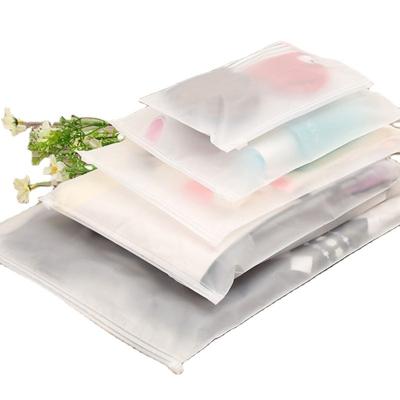 China ANTISTATIC Matte Transparent Antistatic Pvc Zipper Bag Frosted Zipper Bag For Clothing for sale