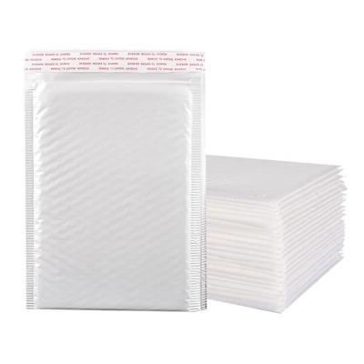 China Strong Adhesive Excellent Quality Biodegradable Foam Envelope Bag Printed Logo White Pearl Film Bubble Bag for sale