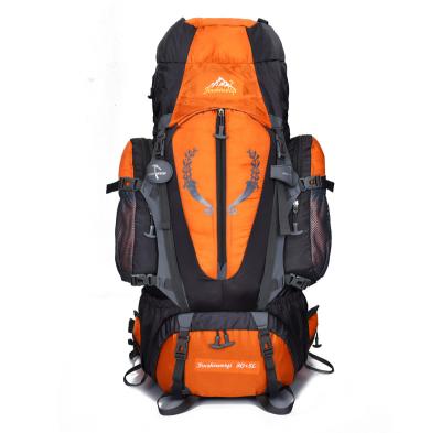 China Outdoor Camping Hiking Outdoor Camping Traveling Bag 80L Encrypted Nylon Waterproof Mountaineering Bag for sale