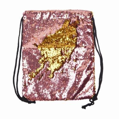 China Fashionable New Mermaid Sequin Bag Creative Sports Bag Outdoor Rope Backpack Shoulder Backpack for sale