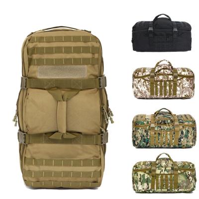 China Multifunctional OEM Customized Large Capacity Travel Bag With Shoe Compartment Waterproof Sports Gym Travel Outdoor Sports Luggage Tactical Bag for sale