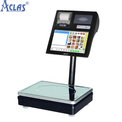 China Label Printing Scale,POS Scale,Touch Screen Scale,Touch Label Scale for sale