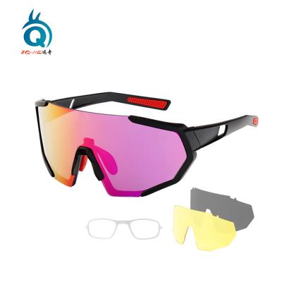 China Hot Selling Occhiali Cycling Ciclismo Nits Half Frame Para Ciclismo Cycling Interchangeable Bicycle Nits Sunglasses for sale