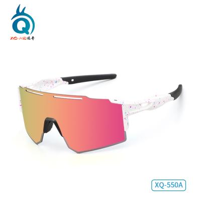 China Factory Recycling Oversized Fishing Sunglasses Cycling Sunglasses UV Protection Frameless Sports Sunglasses for sale