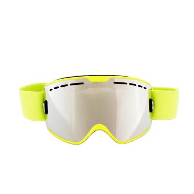 China New Arrival Anti-fog Glass Ski Anti-fog Coating Goggles Snowboard Goggles Snow Glasses for sale