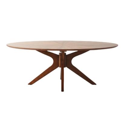 China Removable Cover New Modern Design Living Room Furniture Solid Wood Round Coffee Table for sale