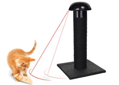 China Four Speed Settings Laser Spins Smart Cat Scratching Post For Cats / Dogs for sale