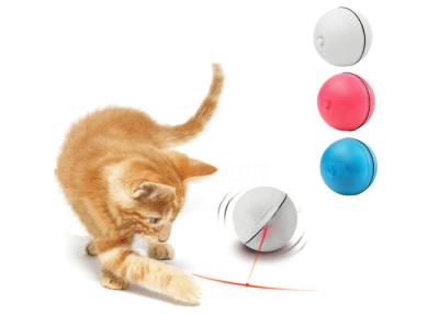 China Auto Move Plastic Cat Balls Dog / Weasel Motorized Ball Toy With LED Light for sale