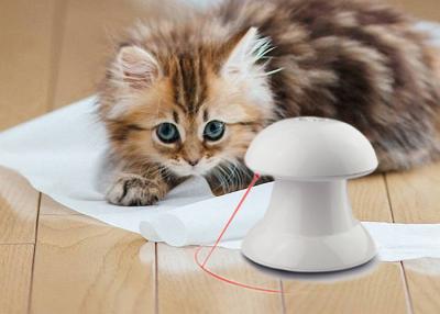 China Happy White Cat Laser Toy Light 18 X 18cm Size With 4 Different Speed Modes for sale