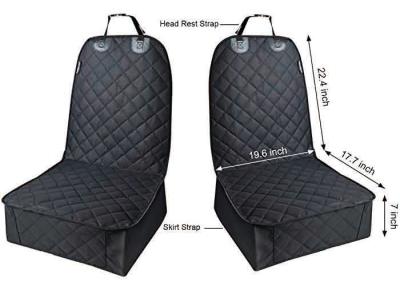 China Quilted Padded Durable Dog Seat Protector , Front Car Seat Covers For Dogs for sale