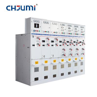 China Electric Power Transmission CHJUMI SF6 12kv Medium Voltage Switchboard Power Distribution Cabinet GIS Ring Main Unit RMU Electrical Control Switchgear for sale