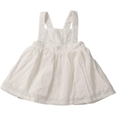 China Washable Kids Clothes Suspender Dress 100%cotton Vintage Summer Babies Dress for sale