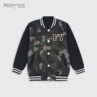 China Windproof Boys Spring Coat Jacket Boys Camouflage Custom Bomber Jackets for sale