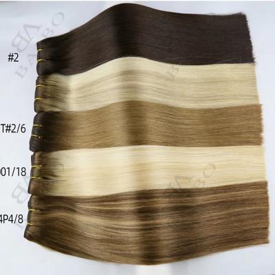 China Machine Straight Remy Double Weft Hair Extensions Wholesale Curly European Curl Hair 100% Silky Weft Extensions & Thick End for sale