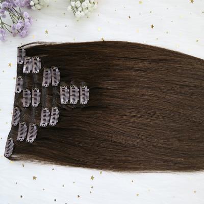 China Wholesale Curly Brazilian Virgin Human Hair Double Drawn Extension Customized Remy Clip In Hair Extensions Human for sale