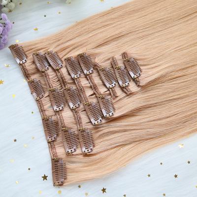 China 100% High Quality Curly Loop Hair Clip In Hair Extensions One Piece Factory Direct Sales Clip In Hair Extensions for sale