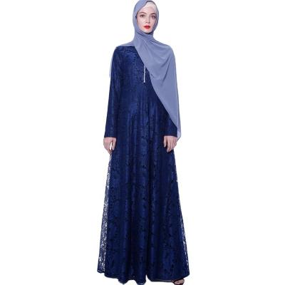 China Factory Style Muslim Islamic Clothing Abaya Muslim Dress Solid Color Latest Direct Selling Islamic Basic Dress For Women for sale