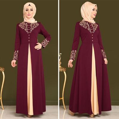 China Abaya Arab Ethnic Islamic Clothing Muslim Women's Clothing Anti-Static Dress Muslim Woman Dress for sale