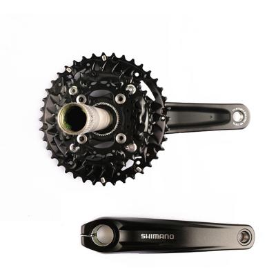 China Shimano FC-MT500 Mountain Bikes 170mm 175mm 3X10s 40-30-22T Crankset 96/64 PCD Two Piece Chainring Chianwheel For MTB Bicyle Mountain Bike for sale