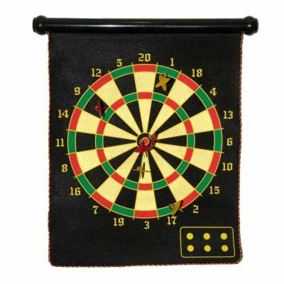 China Home Roll Up Customized Portable Kids Dart Score Boards Club Mat Magnetic Dartboard Set Darts Home Indoor Board for sale