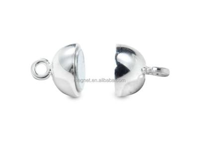 China Hot Selling Sterling Silver Magnetic Clasp Manufacturer Jewelry Magnetic Clasp From China for sale