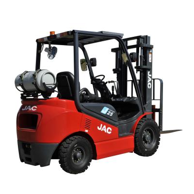 China 2015 JAC 2.0 Tons LPG Forklift Nissan Engine Dual Fuel Gas CE for sale