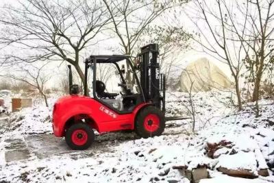 China Industrial Material Handling Equipment Diesel Forklift Truck With 52L Fuel Tank Capacity for sale