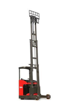 China Battery Forklift Electric Reach Stacker For Container 1000KG , Electric Pallet Stacker for sale