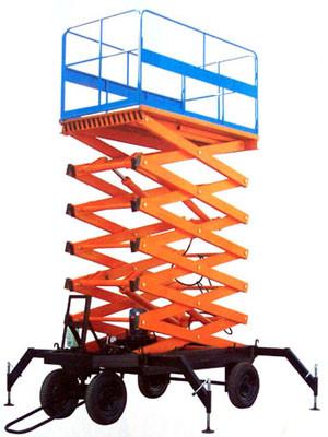 China 3000kg Mobile Hydraulic Scissors Lift For Material Handling / Construction Building for sale