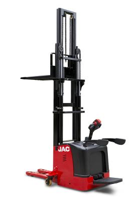 China Small High Lift Powered Pallet Truck Forklift Stacker For Industrial for sale