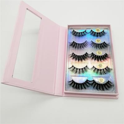 China Wholesale Mink Premium Synthetic False Eyelashes Volume Natural Russian Silk Long Faux 3D Eye Lashes Seller for sale